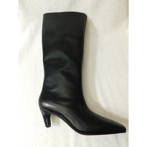 W656 I.n.c. International Concepts BlackSameya Mid-Heel Knee High Boots - 6 M